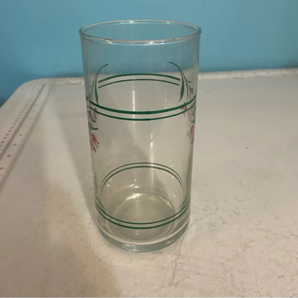 💥5/$25 ‎ Corelle Rosemarie 16 oz glass tumbler - Picture 2 of 7
